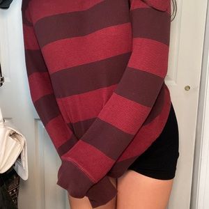 freddy krueger stripped long sleeve